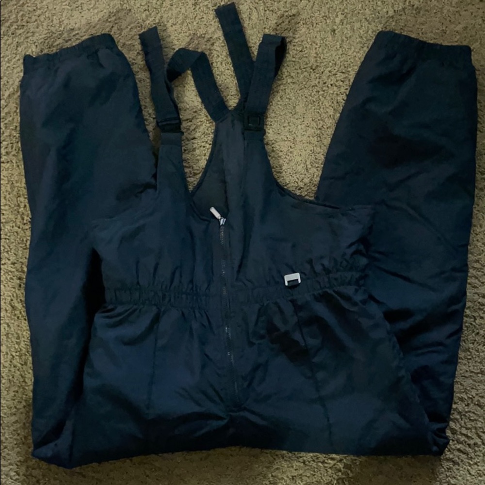 Women’s Black Bib Ski Bib Snow Pants 16